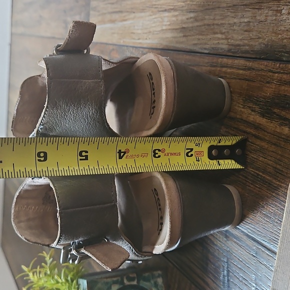 Earth Women's Olive Green Wedge‎ Sandals. Size 6.5 - Picture 7 of 8